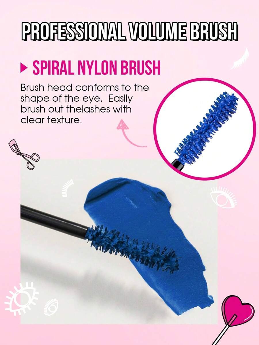 Misslyn ماسكارا ملونة - مكثفة، مجعدة، طويلة الأمد، خالية من التقشر - الصورة 21