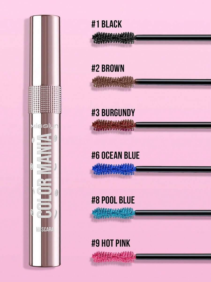 Misslyn ماسكارا ملونة - مكثفة، مجعدة، طويلة الأمد، خالية من التقشر - الصورة 31