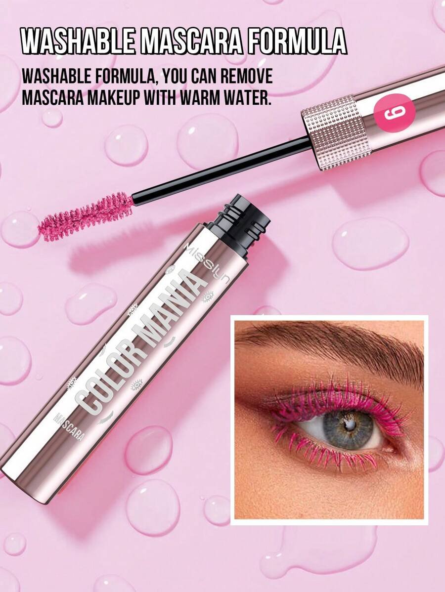 Misslyn ماسكارا ملونة - مكثفة، مجعدة، طويلة الأمد، خالية من التقشر - الصورة 38