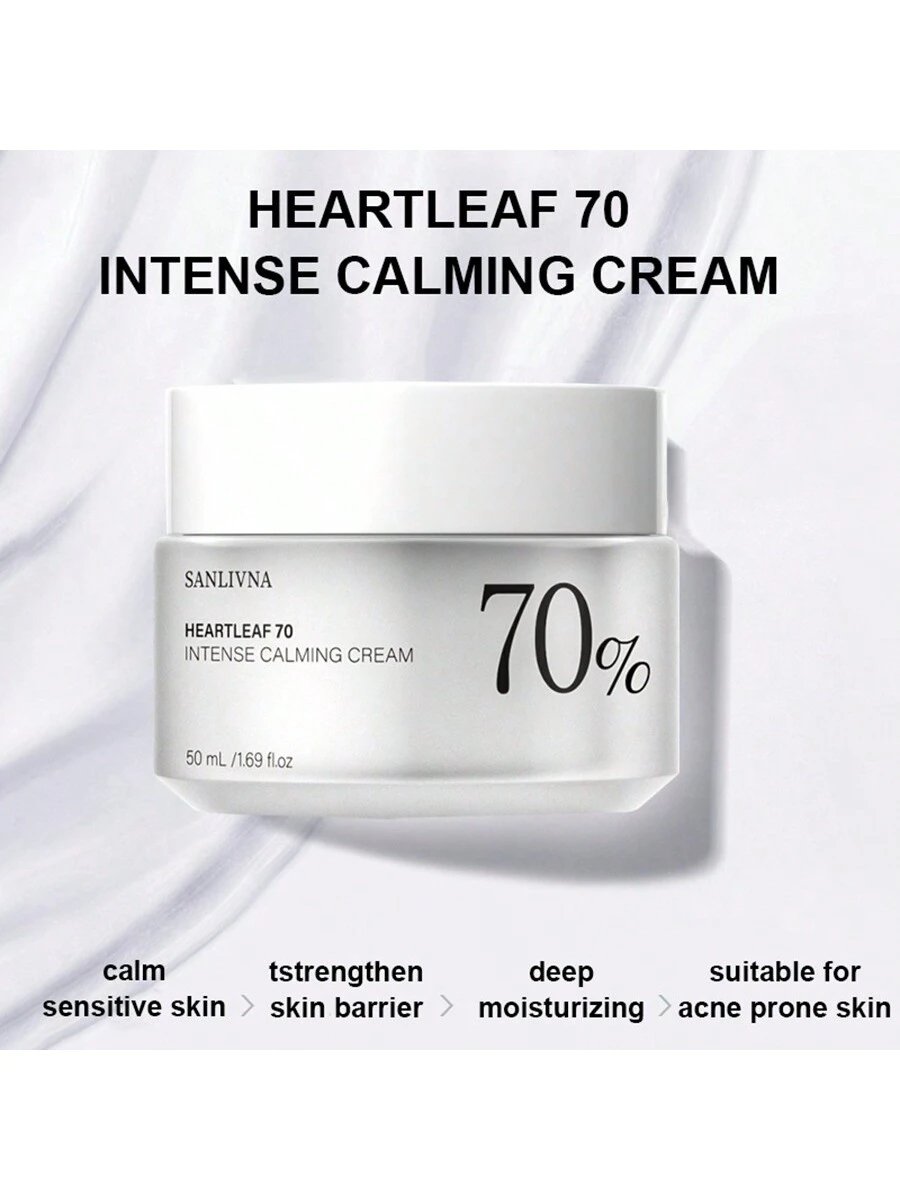 كريم وجه بخلاصة ورقة القلب، السيراميد، البانثينول، ترطيب وتغذية عميقة - (50 مل) - الصورة 3