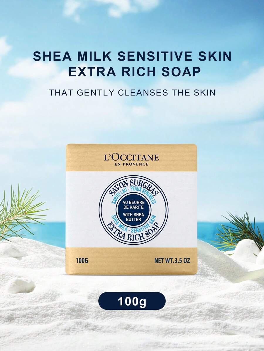 L'Occitane صابونه سائلة لتنظيف لطيف بزبدة الشيا والفيربينا 100 مل - الصورة 3