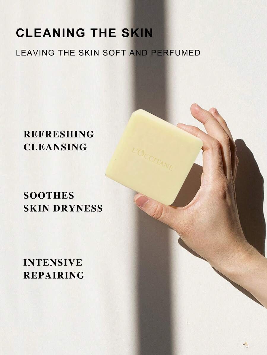 L'Occitane صابونه سائلة لتنظيف لطيف بزبدة الشيا والفيربينا 100 مل - الصورة 19