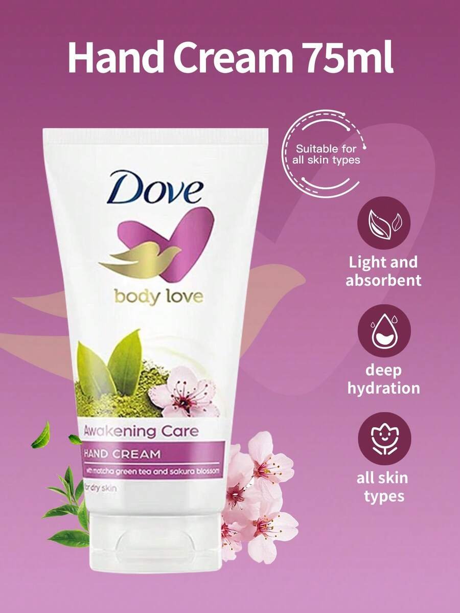 Dove كريم يد بزيت جوز الهند، 75 مل - الصورة 12