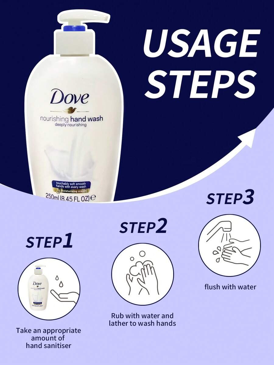 Dove غسول اليدين العميق المغذي برائحة الحليب - الصورة 6