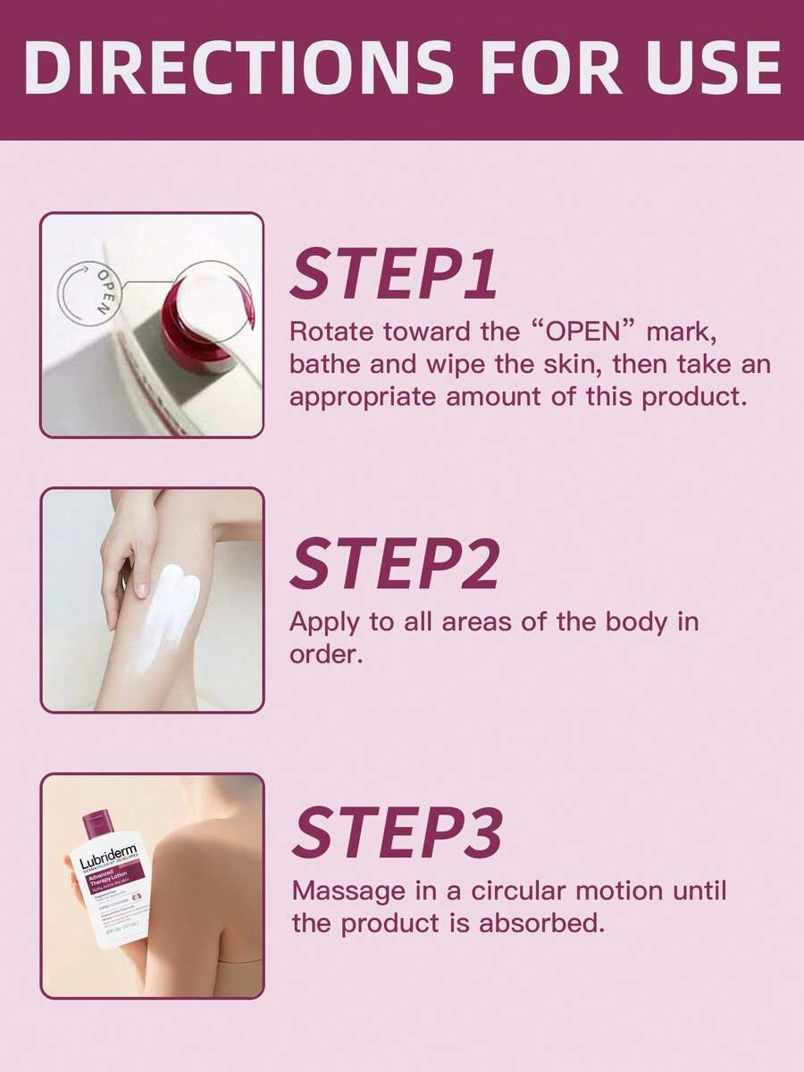 Lubriderm لوشن الجسم بدون عطر، مدعم بفيتامين ب5 - الصورة 6