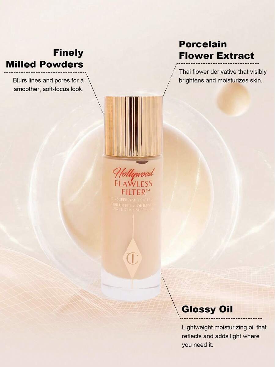 Charlotte Tilbury هوليوود فلولس فلتر 4.5 ظل متوسط 30مل - الصورة 39