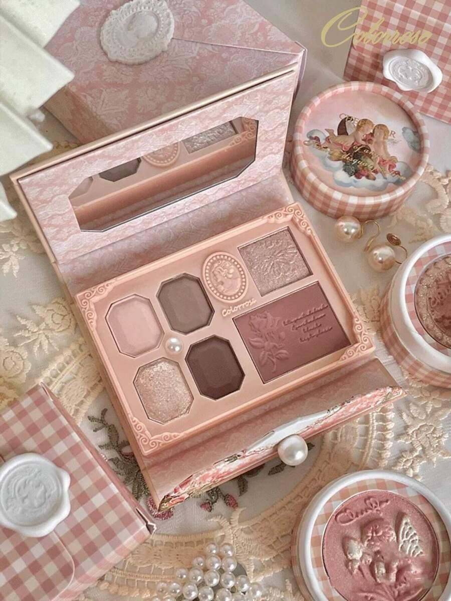 COLORROSE لوحة ظلال العيون بالخامة المطفأة واللؤلؤية، لمعان طويل الأمد - الصورة 2