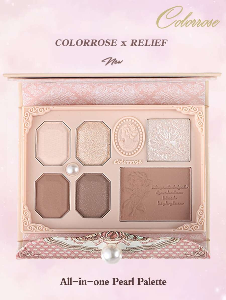 COLORROSE لوحة ظلال العيون بالخامة المطفأة واللؤلؤية، لمعان طويل الأمد - الصورة 14