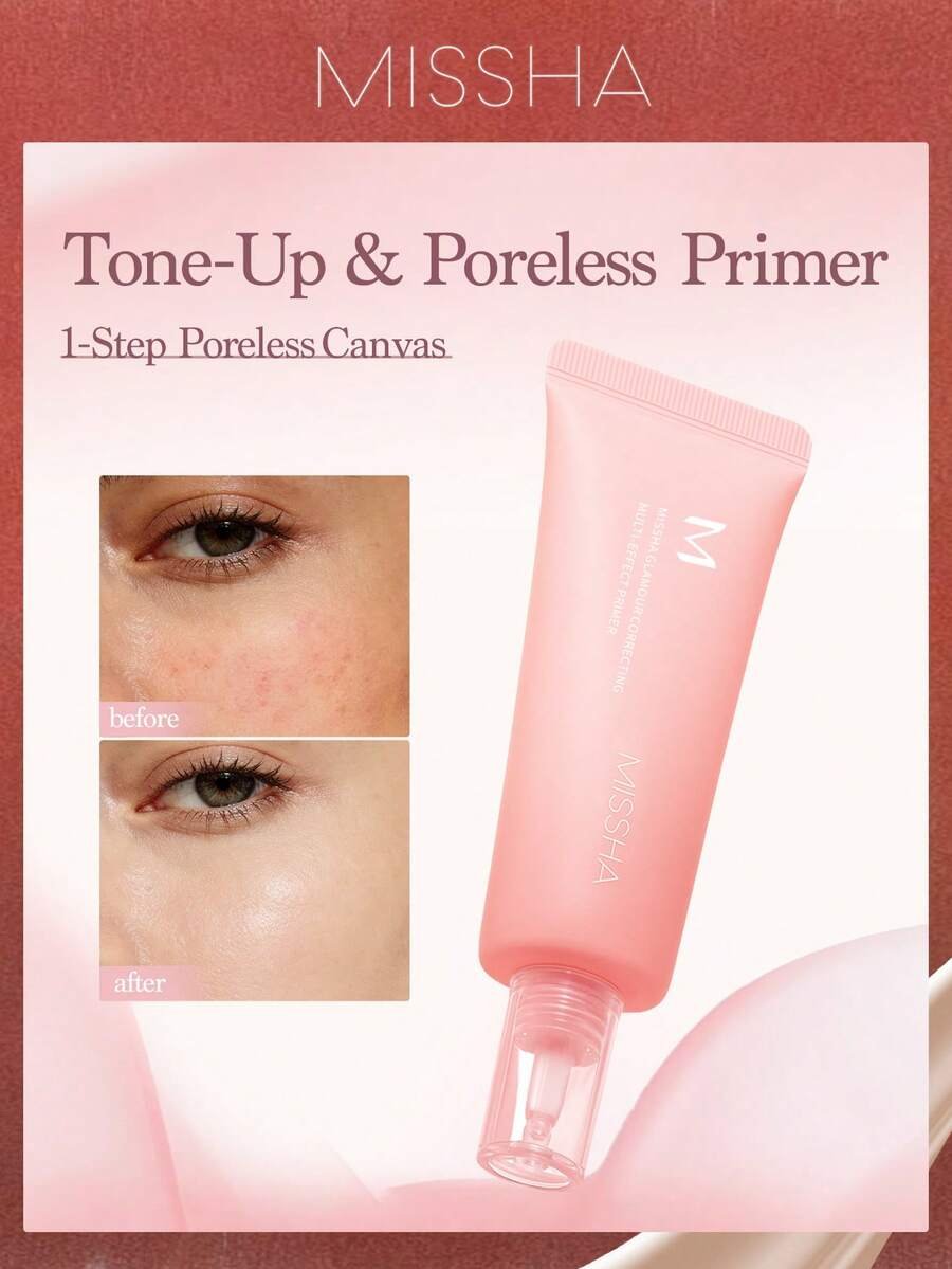 برايمر MISSHA M Pore No More بدون مسام للتحكم بالزيوت كريم BB | كريم CC كامل التغطية - الصورة 2