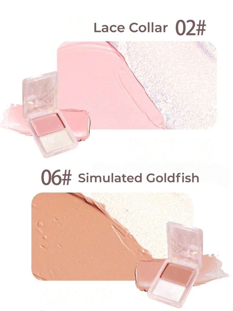 haggard كريم أحمر الخدود 2 في 1 01 حلم القمر، ملمس ناعم للدمج السهل ، 7 جرام - الصورة 18