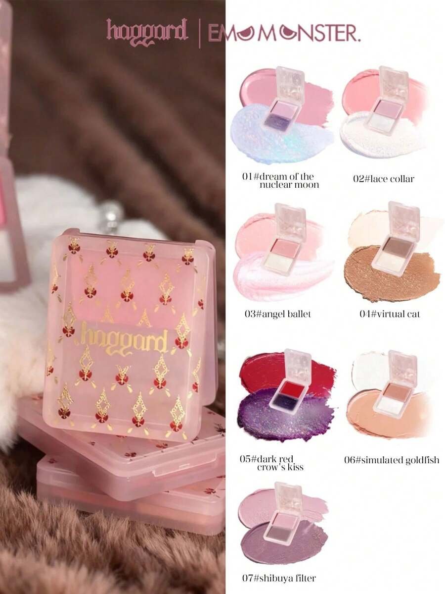 haggard كريم أحمر الخدود 2 في 1 01 حلم القمر، ملمس ناعم للدمج السهل ، 7 جرام - الصورة 72